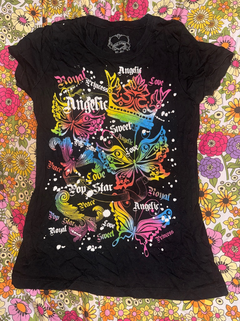 First Love Brand Butterfly Shirt